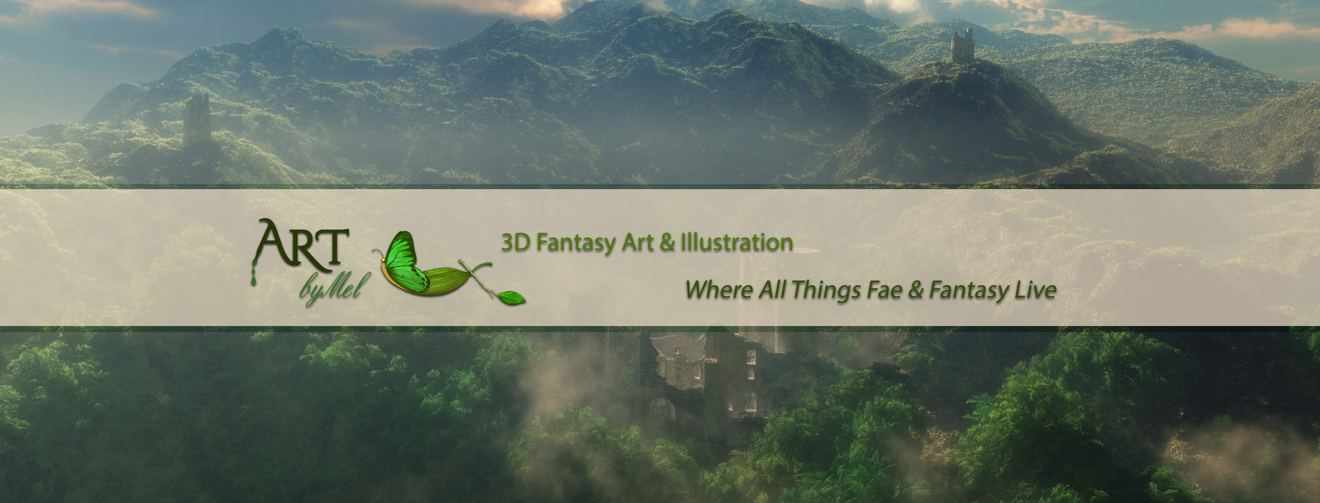 Welcome to Art By Mel, 3D Fantasy Art and Illustration, Where All Things Fae and Fantasy Live 