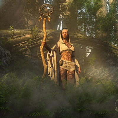the white witch is deeply connected to the realm Realm of Anaar...